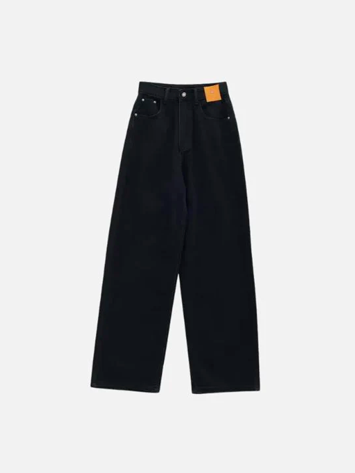 Pantalón Recto de Tiro Alto para Mujer 'Gata del Rolê'