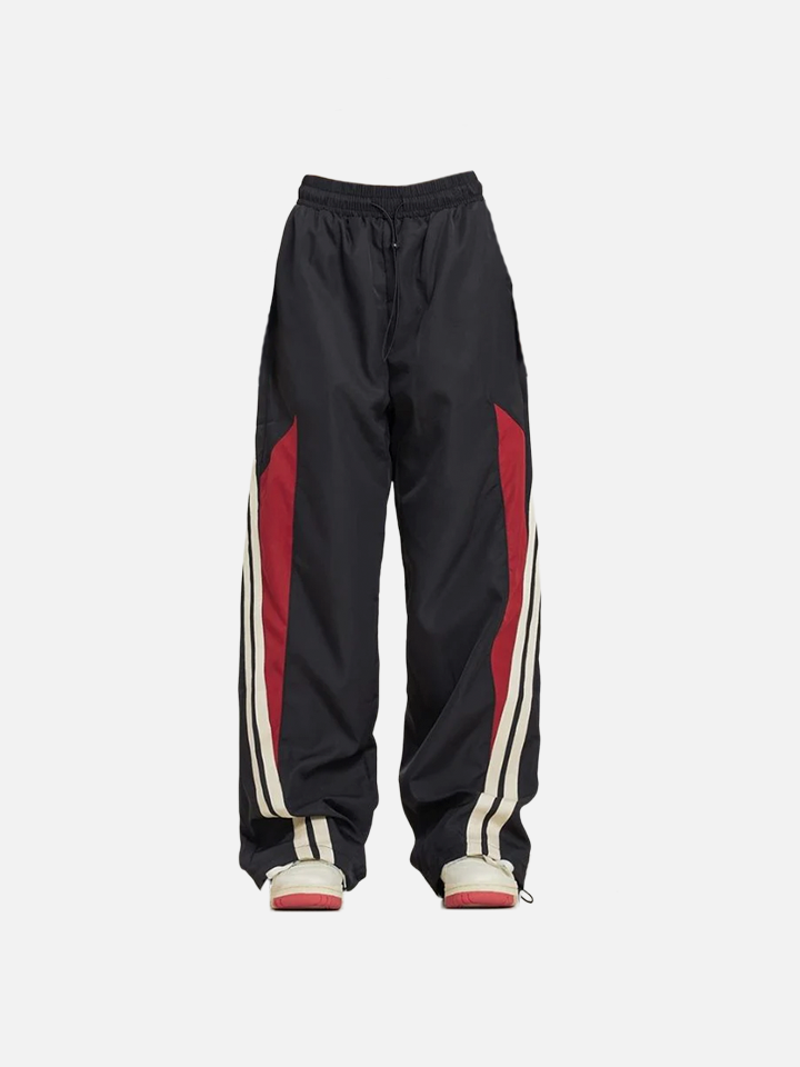 Pantalón Recto para Mujer con Cordón 'Baggy'