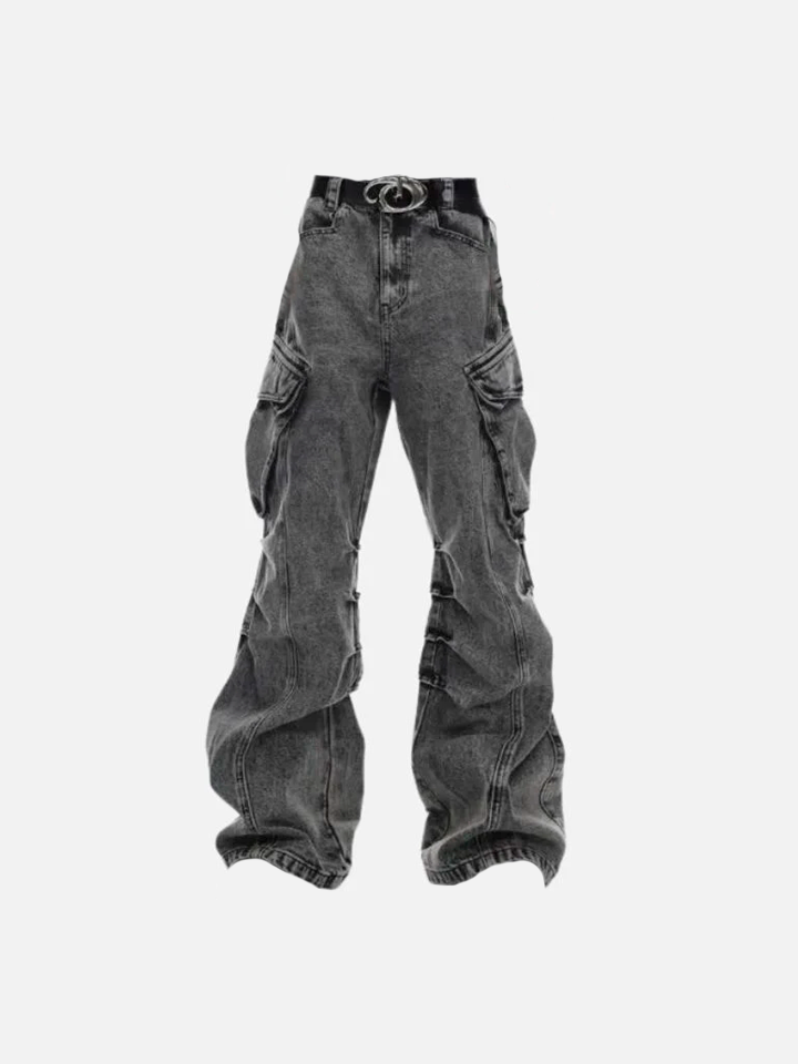 Pantalón de Mezclilla para Hombre Wide Leg 'Punk Wear'