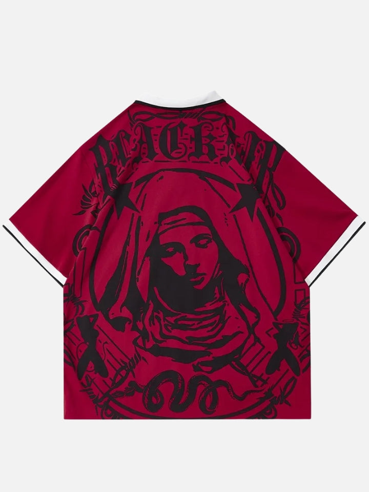 Playera Polo Oversize 'Virgen María'