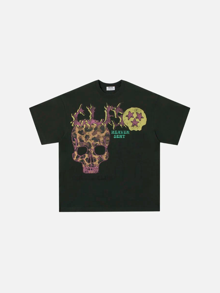 Playera Oversize 'Skull Club' para Hombre