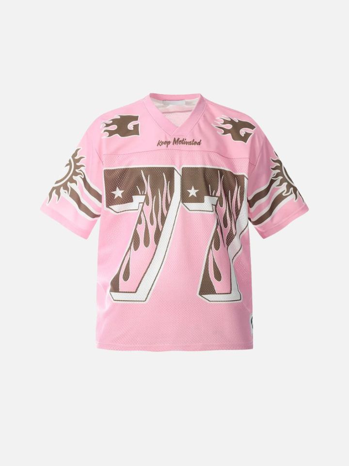 Playera Mesh Asteric 77 “Blaze”