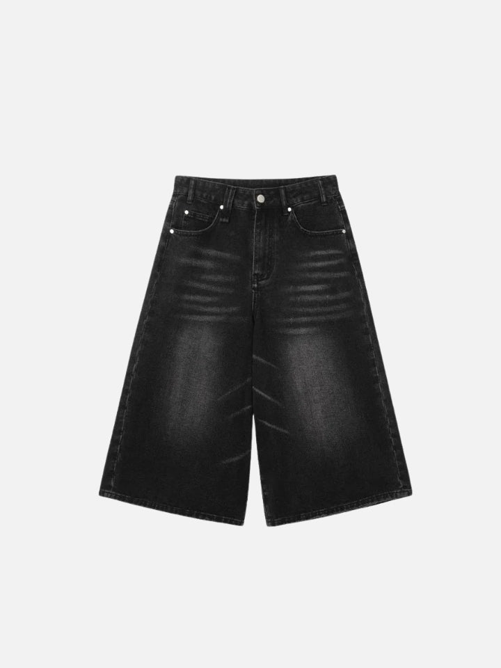 Bermuda de Mezclilla Jorts Negra “Enduro”