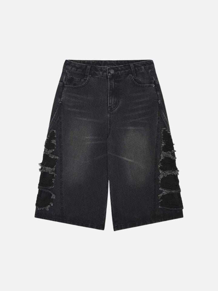 Bermuda de Mezclilla Jorts Negra “SharkSide”