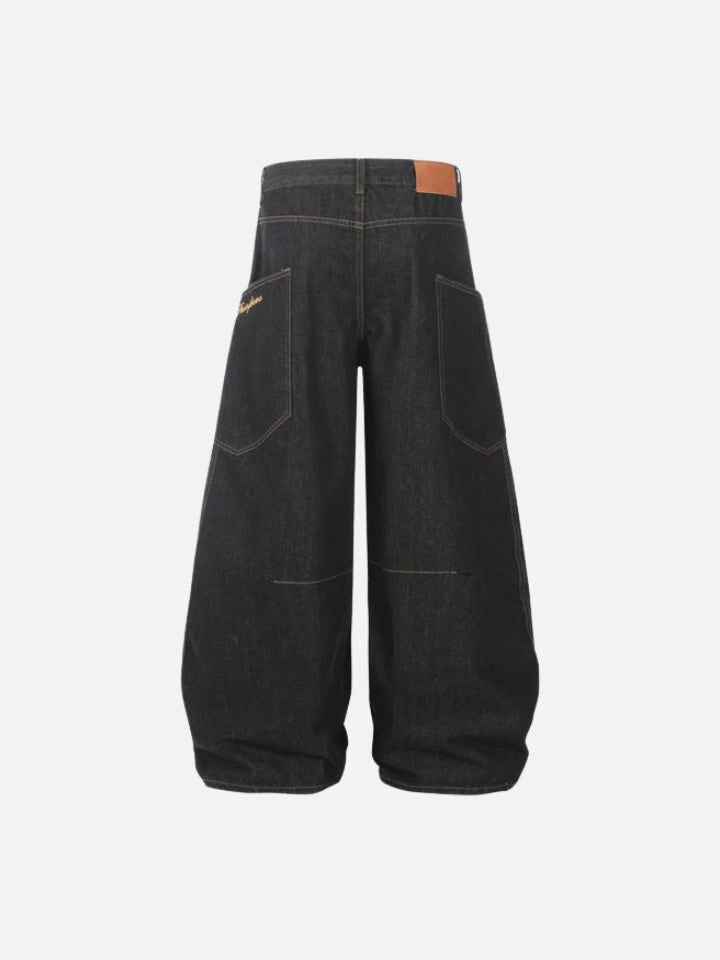Pantalón Baggy de Mezclilla Asteric 'Blackform'