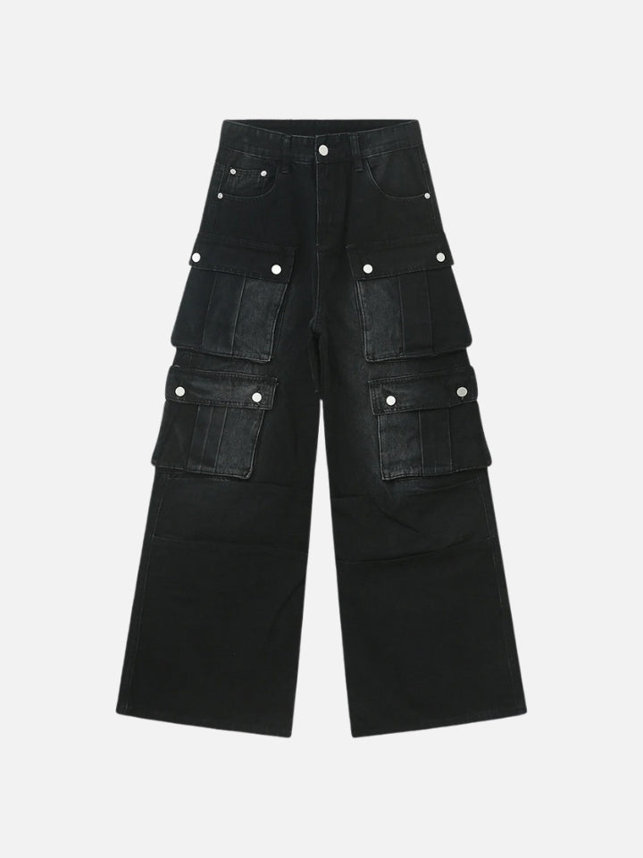 Pantalón Baggy de Mezclilla Negro 'Ebon'