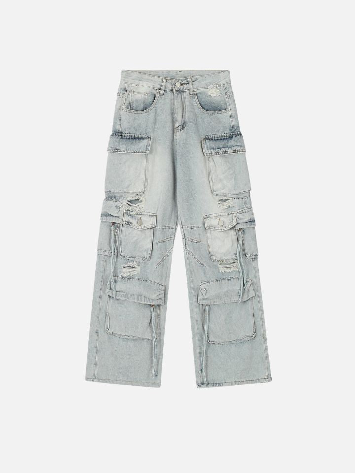 Jeans Baggy Rotos para Hombre 'Pockets'