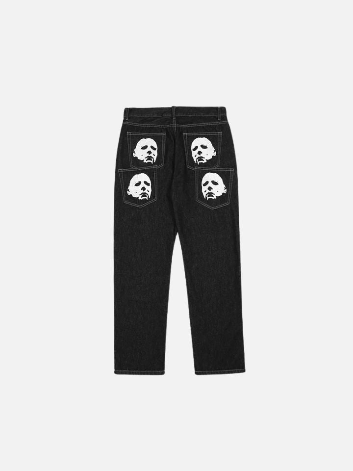 Pantalón Recto de Mezclilla para Hombre '4Faces'