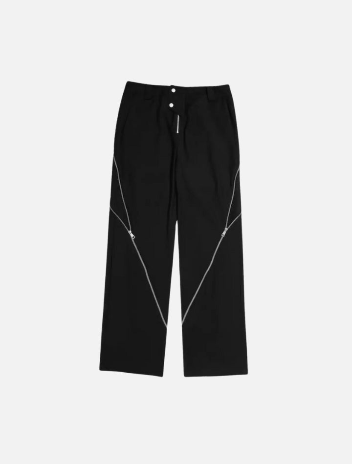 Pantalón Wide Leg Negro 'Night Fury'
