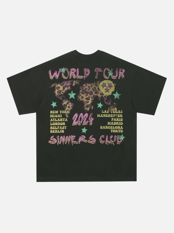 Playera Oversize 'Skull Club' para Hombre