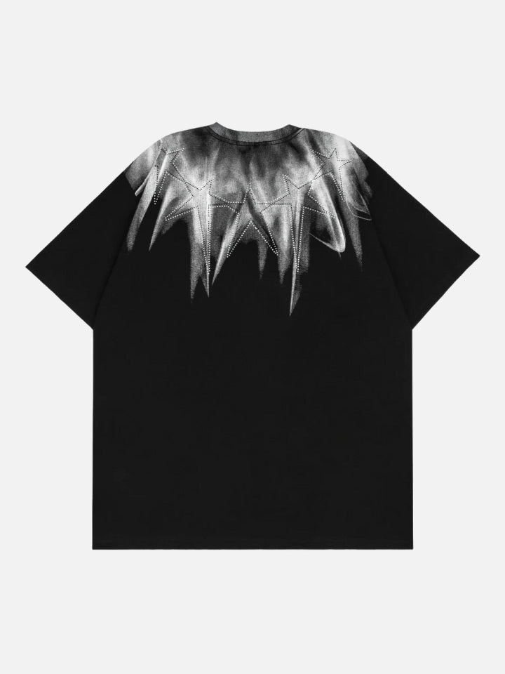 Playera Oversize Estampada Streetwear para Hombre