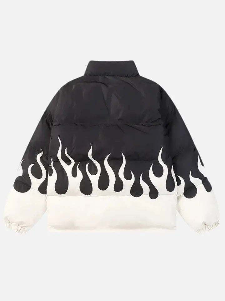 Chamarra Puffer Cuello Alto 'Ares Fire'