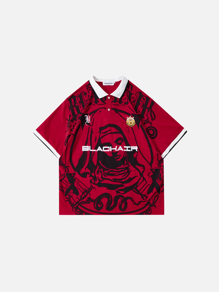 Playera Polo Oversize 'Virgen María'