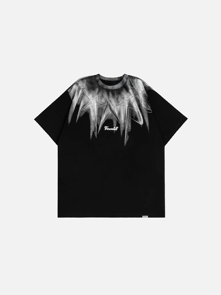 Playera Oversize Estampada Streetwear para Hombre
