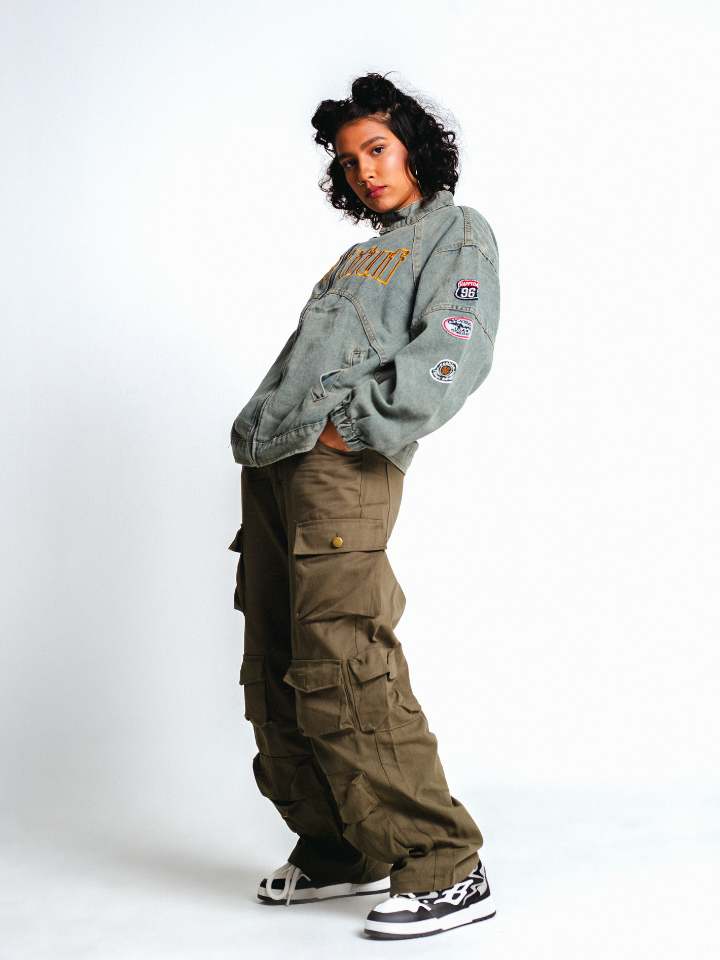 Pantalón Cargo para Mujer 'Low Moss'