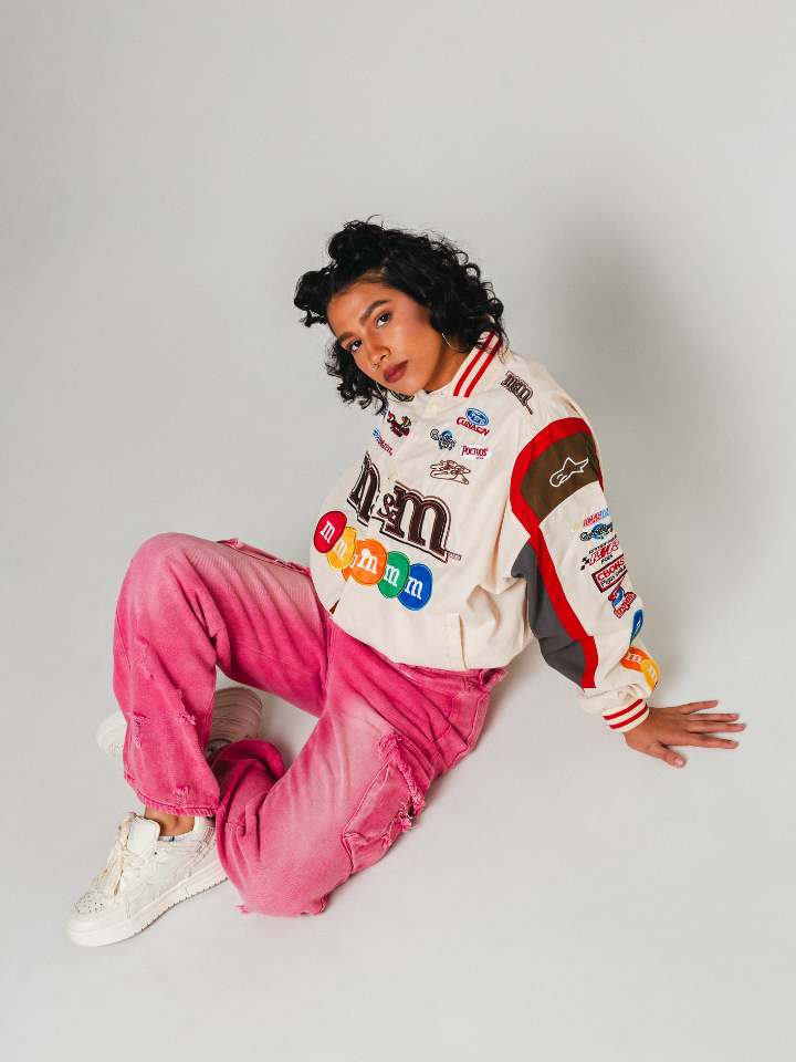 Pantalón Baggy de Mezclilla para Mujer Rosa 'Penelope'
